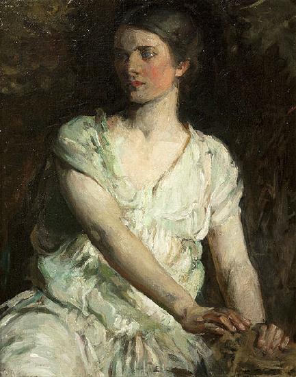 Abbot H Thayer Young Woman oil painting image